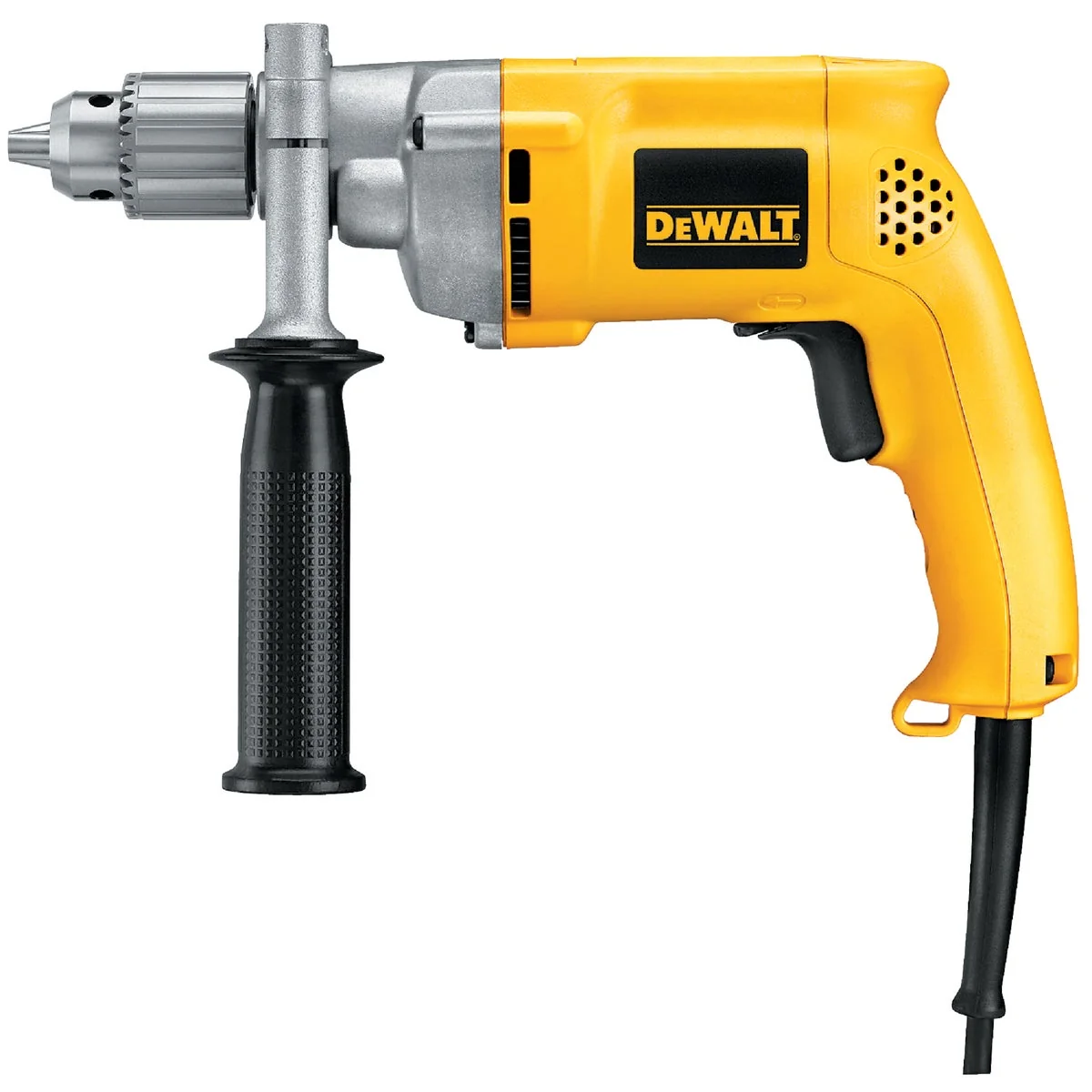 Powerful DeWalt 1 2 In. 8.5-Amp Keyed Electric Drill Genuine
