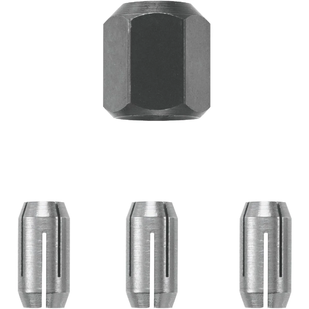 Minimalist RotoZip 1 8 In. 5 32 In. 1 4 In. Collet Nut Kit 4-Pieces Refined