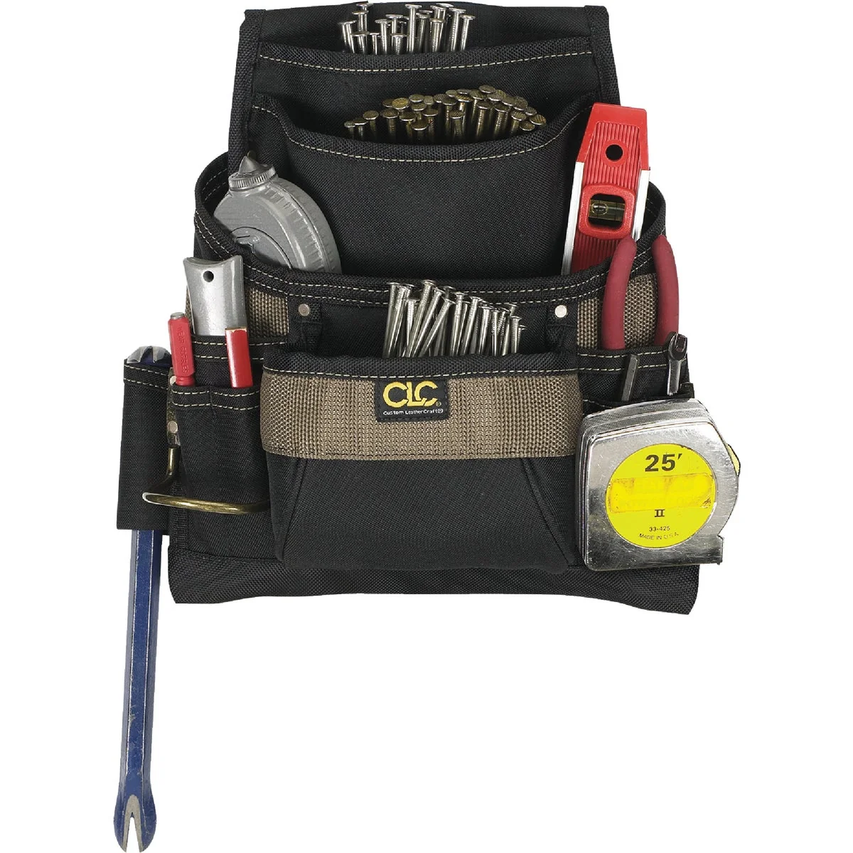 Quality CLC 11-Pocket Polyester Nail Tool Bag Proven