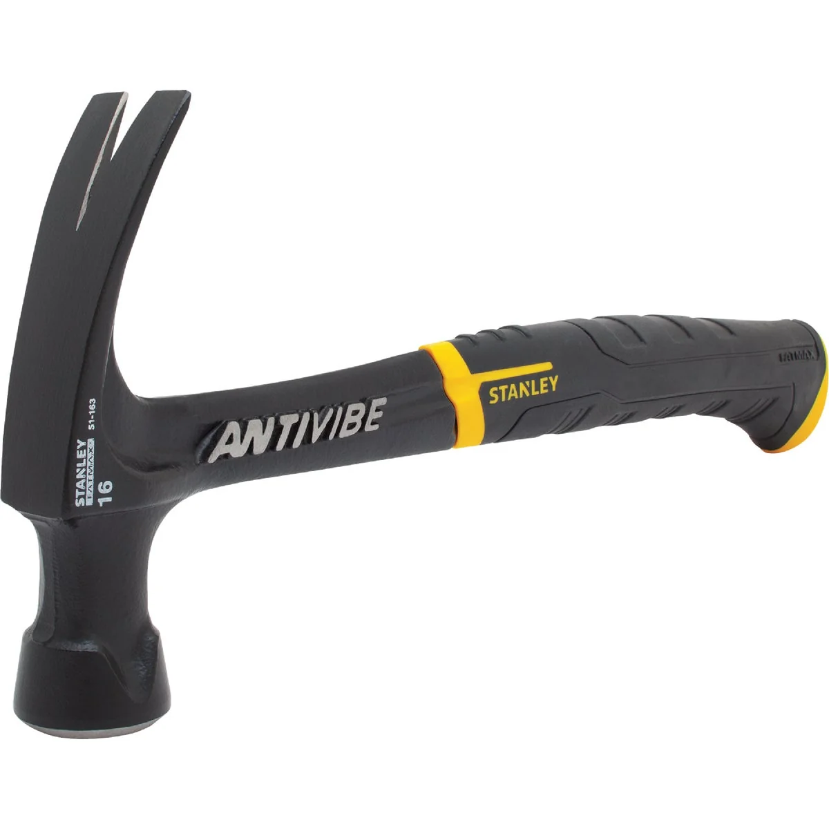 Comfortable Stanley FatMax Anti-Vibe 16 Oz. Smooth-Face Rip Claw Hammer with Steel Handle Artisan