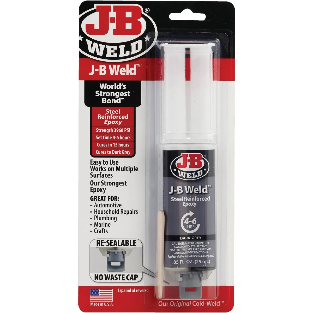 User-Friendly J-B Weld 0.85 Oz. Epoxy Syringe Outstanding