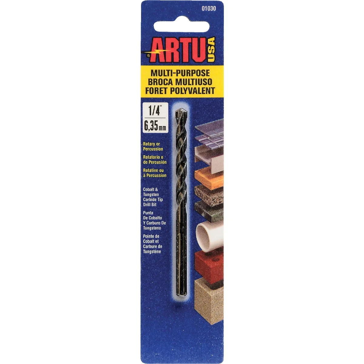 Refined ARTU 1 4 In. Cobalt General Purpose Drill Bit Premium