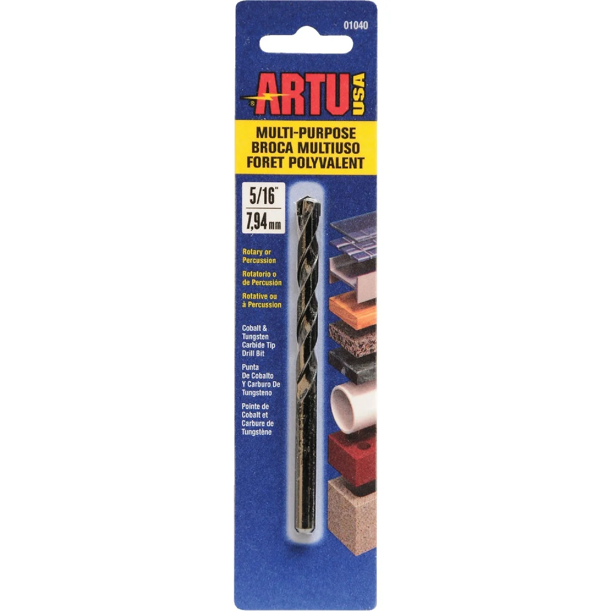 Detailed ARTU 5 16 In. Cobalt General Purpose Drill Bit Excellent