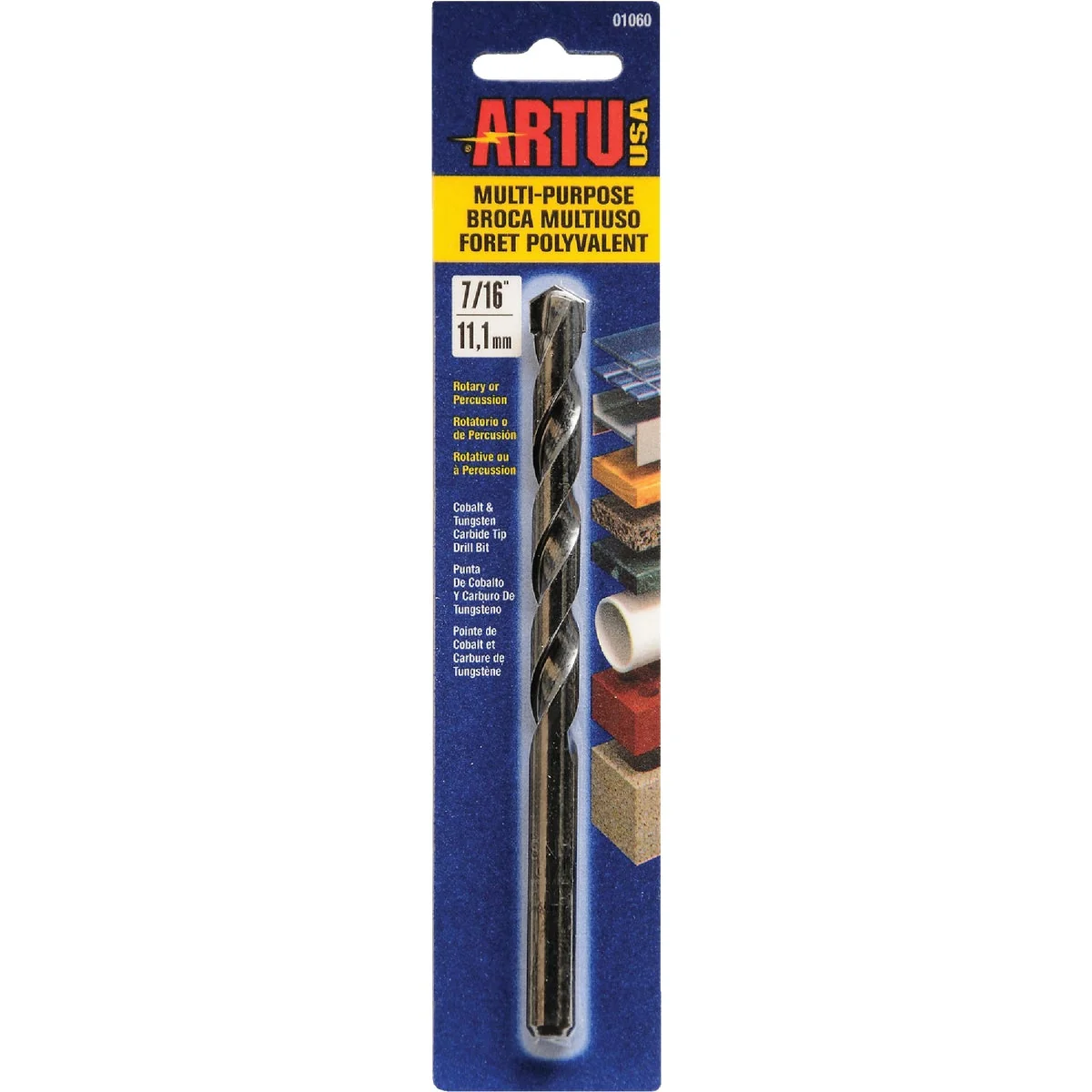 Detailed ARTU 7 16 In. Cobalt General Purpose Drill Bit Breathable