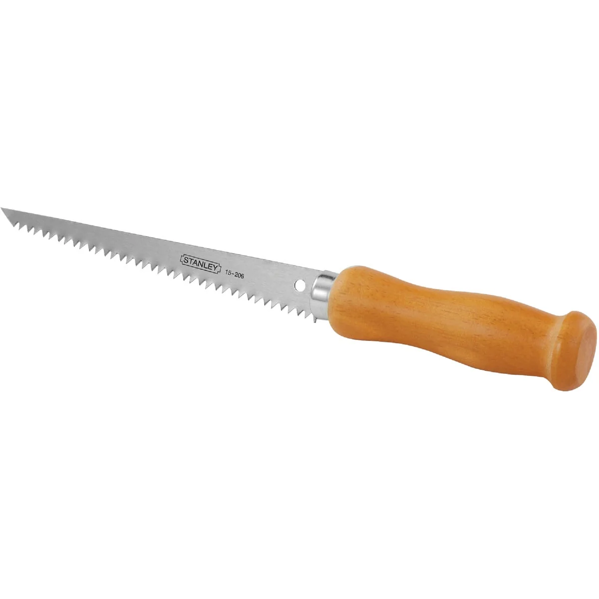 Contemporary Stanley 6 In. 9 TPI Wood Handle Drywall Jab Saw Premium Material