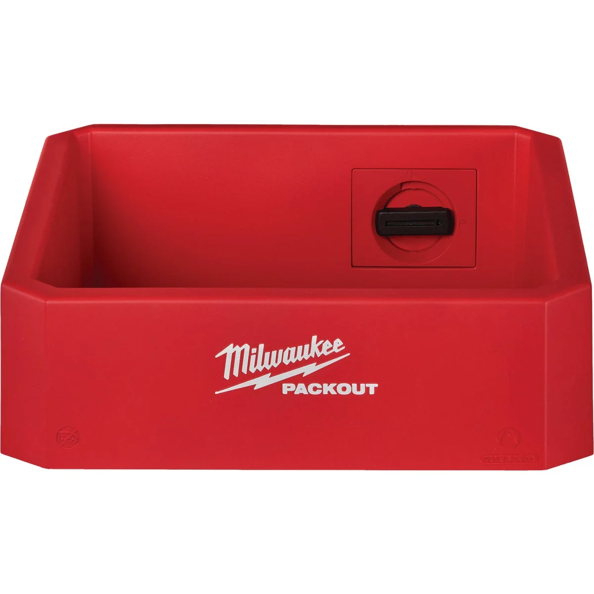 Breathable Milwaukee PACKOUT Plastic Red Compact Shelf Natural