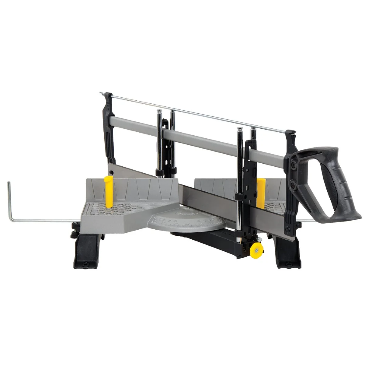 Fashionable Stanley Aluminum Adjustable Angle Clamping Miter Box 22 In. Saw Proven