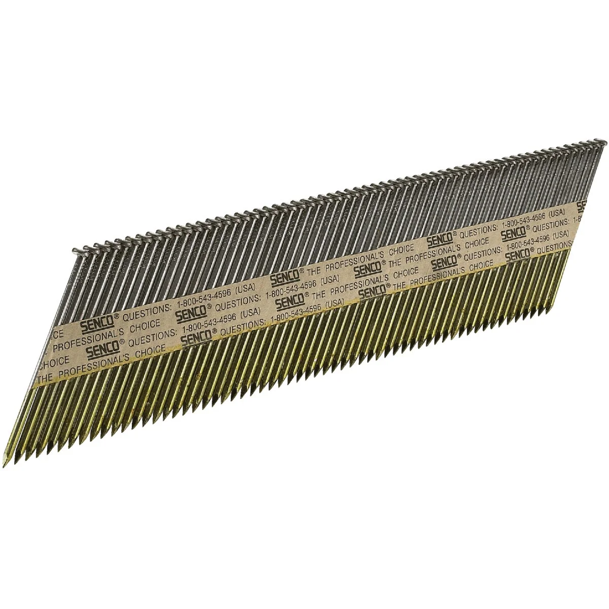 Refined Senco 34 Degree Paper Tape Bright Clipped Head Framing Nail 3 In. x .131 In. 2500 Ct. Smart