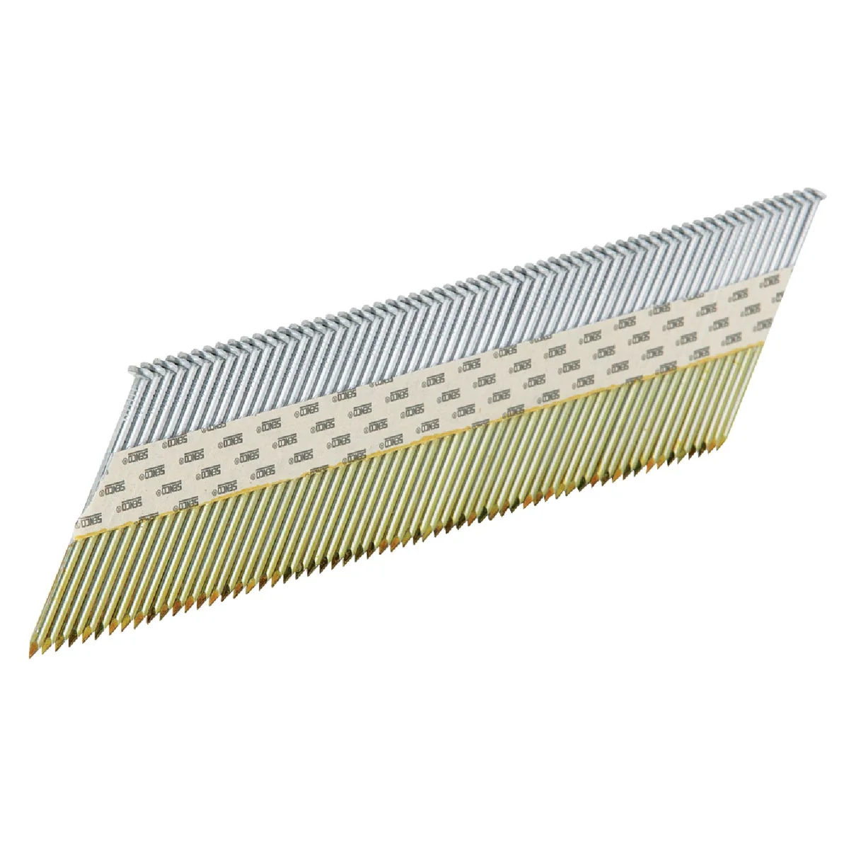 High-End Senco ProHead 34 Degree Paper Tape Bright Offset Round Head Framing Stick Nail 3 In. x .131 In. 2500 Ct. Breathable