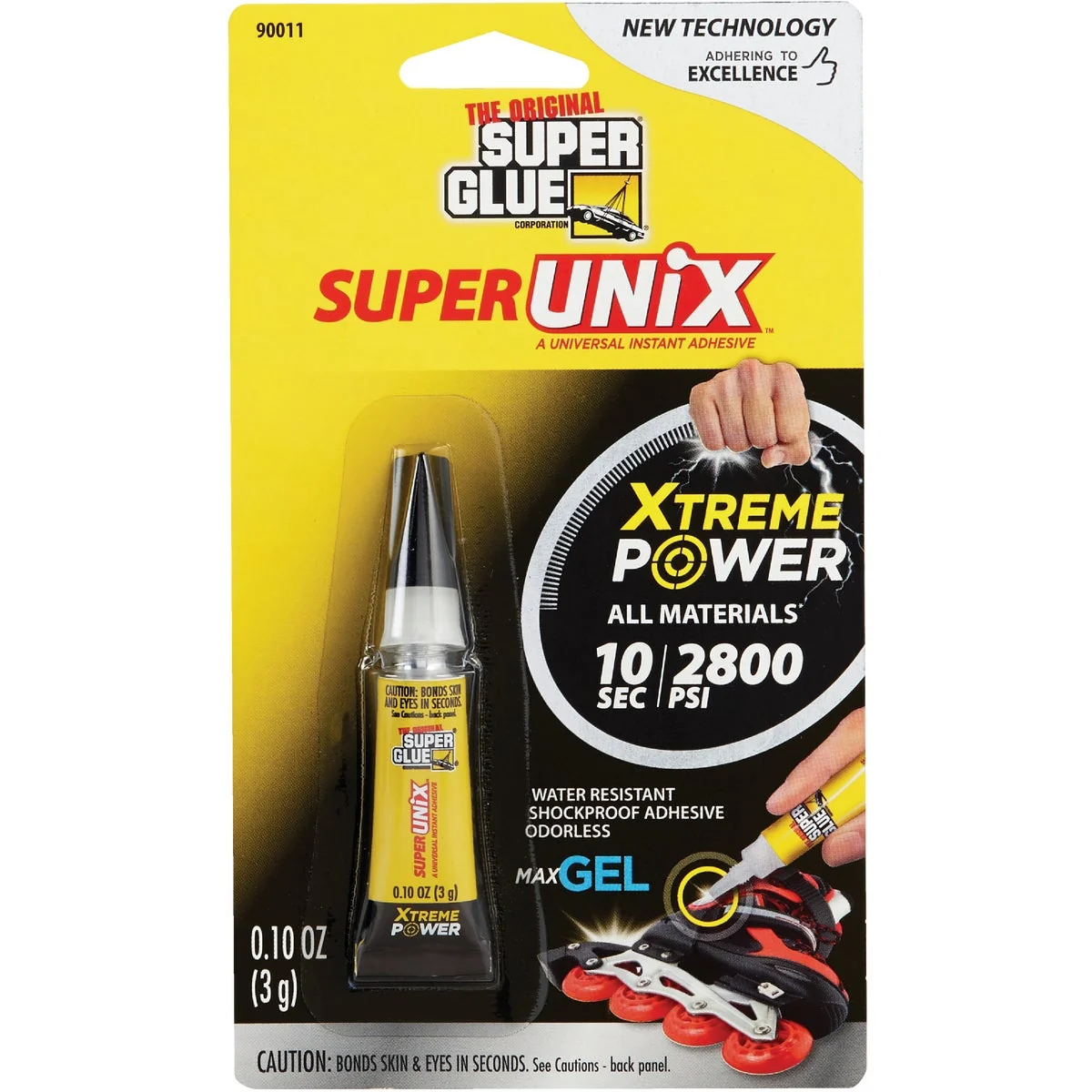 Versatile SuperUNiX 3 gram Super Glue Gel Eco-Friendly