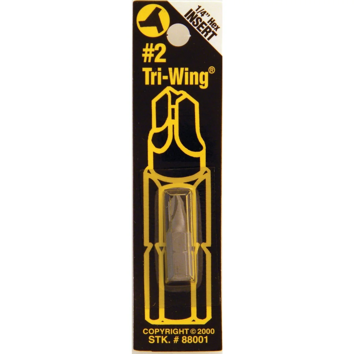 Next-Generation Way Tools 2 Tri Wing Security 1 In. 1 4 In. Hex Screwdriver Bit High-Performance