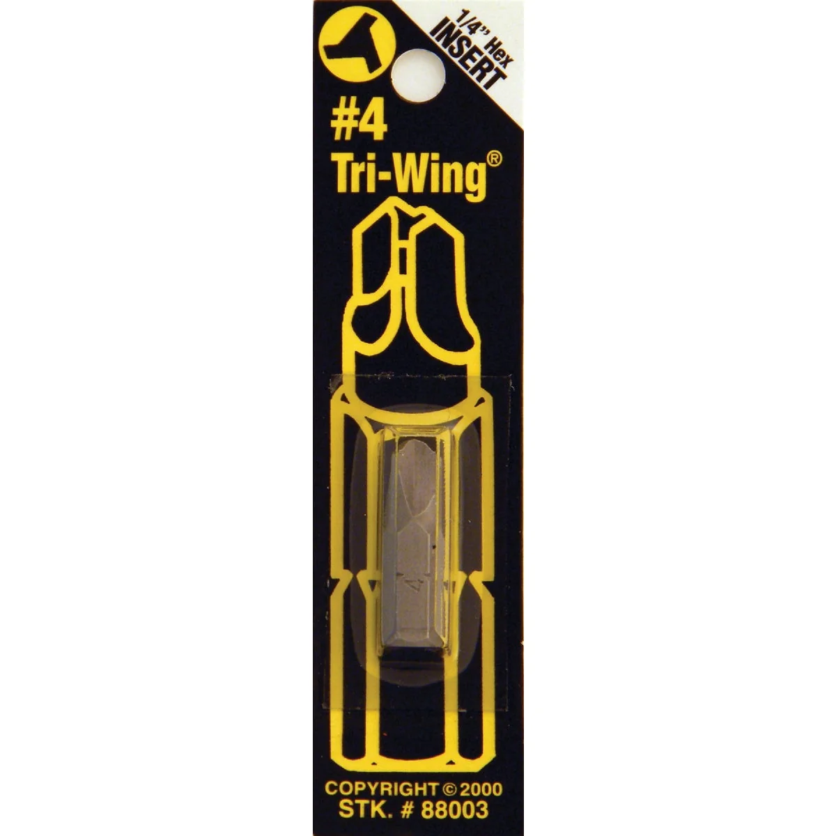 Specialty Way Tools 4 Tri Wing Security 1 In. 1 4 In. Hex Screwdriver Bit Original Design