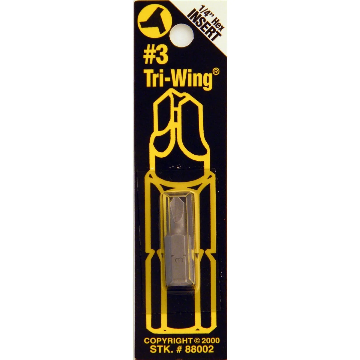 Efficient Way Tools 3 Tri Wing Security 1 In. 1 4 In. Hex Screwdriver Bit Fashionable