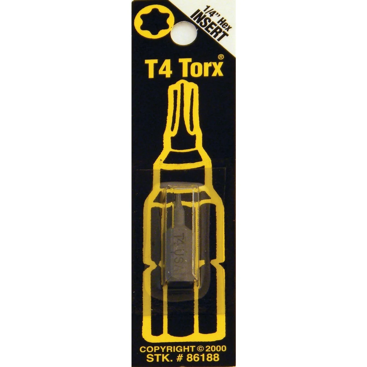Dependable Way Tools T4 TORX Insert Hex Screwdriver Bit Specialty