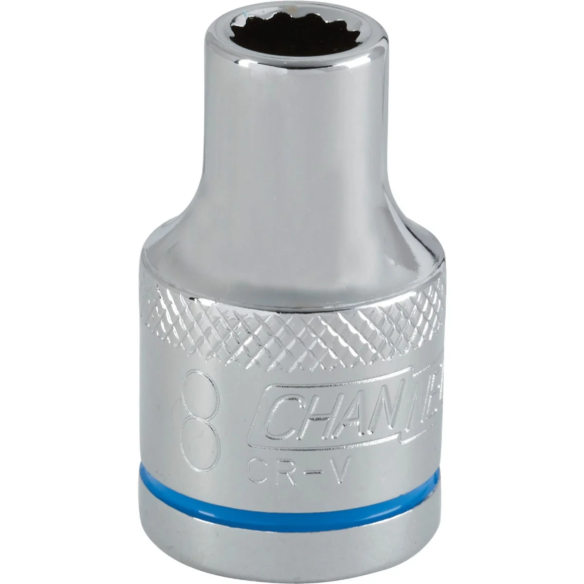 Pure Channellock 1 2 In. Drive 8 mm 12-Point Shallow Metric Socket Effective