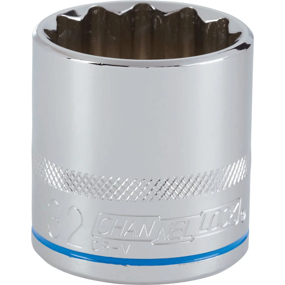 Secure Channellock 1 2 In. Drive 32 mm 12-Point Shallow Metric Socket Fine Crafted