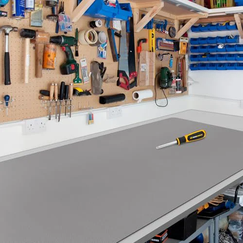 Expertly Made Light Gray Plastic Table Cover Protector Verified