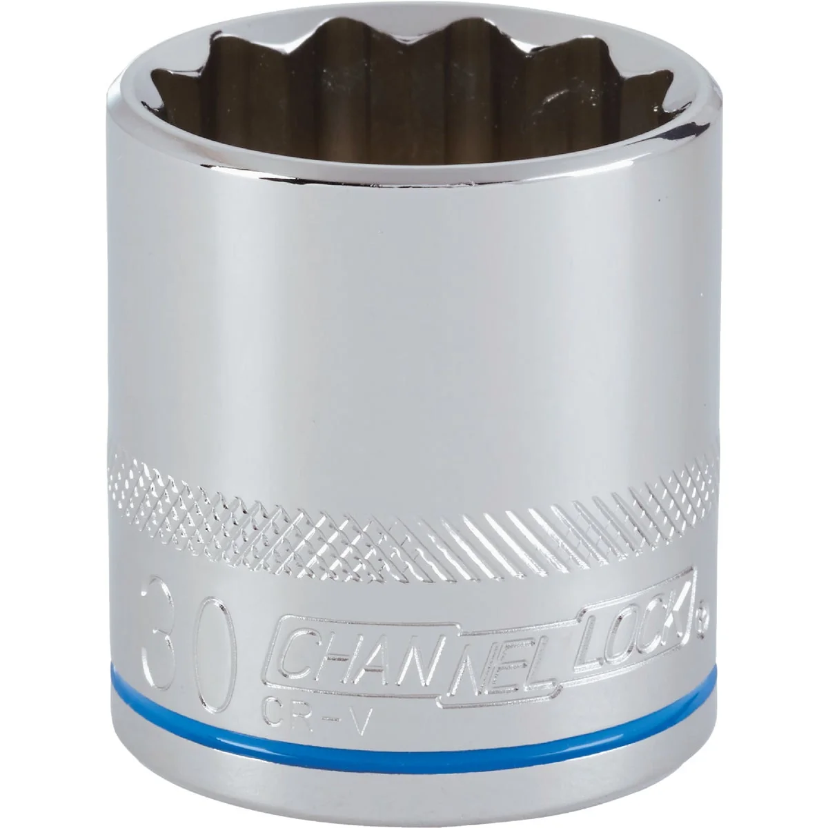 Authentic Channellock 1 2 In. Drive 30 mm 12-Point Shallow Metric Socket Recyclable
