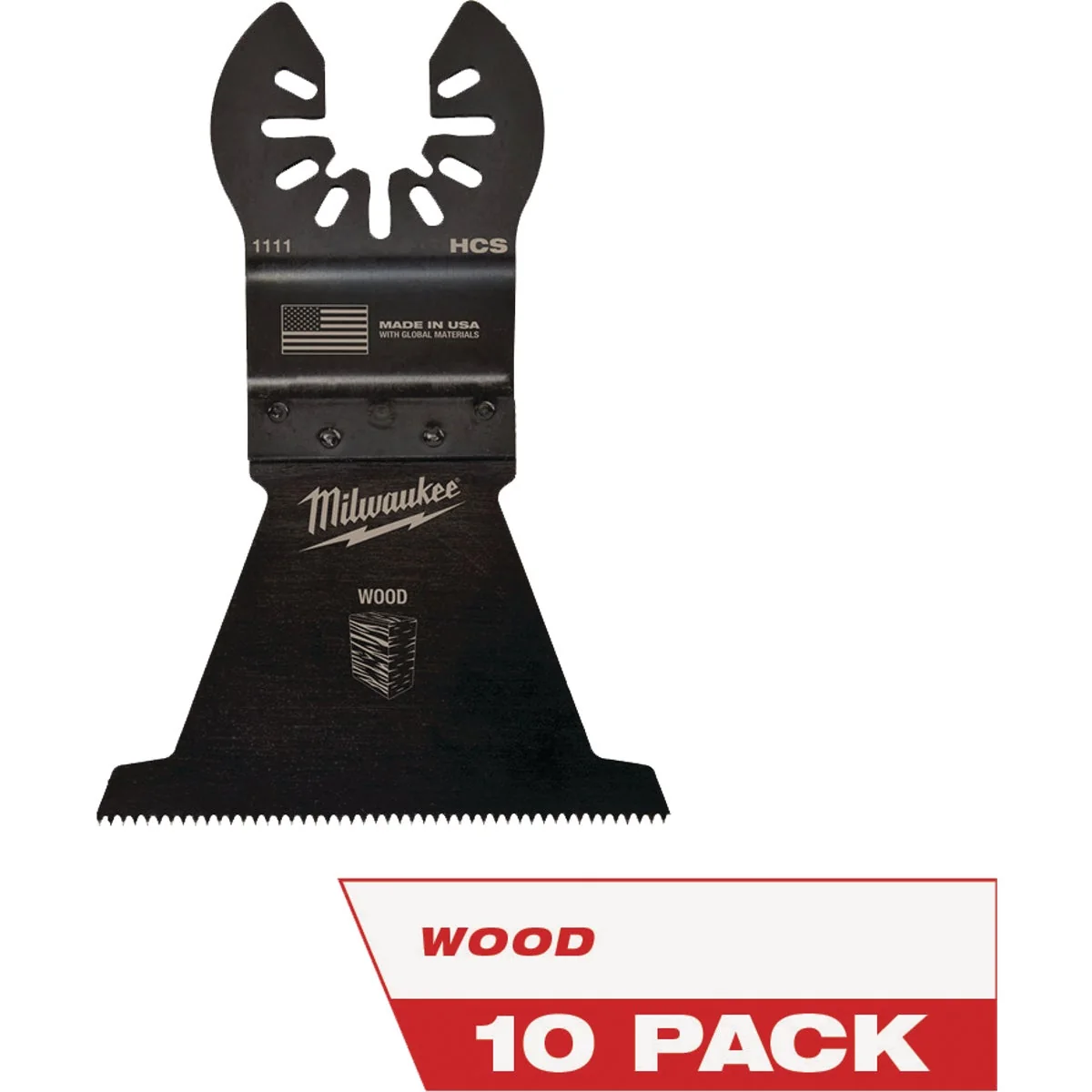 Expertly Made Milwaukee OPEN-LOK 2-1 2 In. HCS Wood Oscillating Blade 10-Pack Fashionable