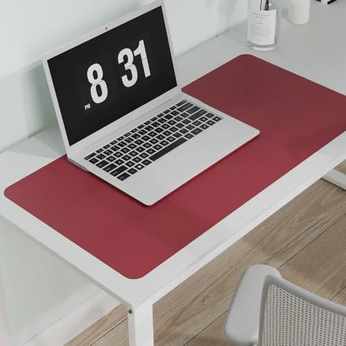Long-Lasting Wine Red Plastic Table Cover Protector Artisan