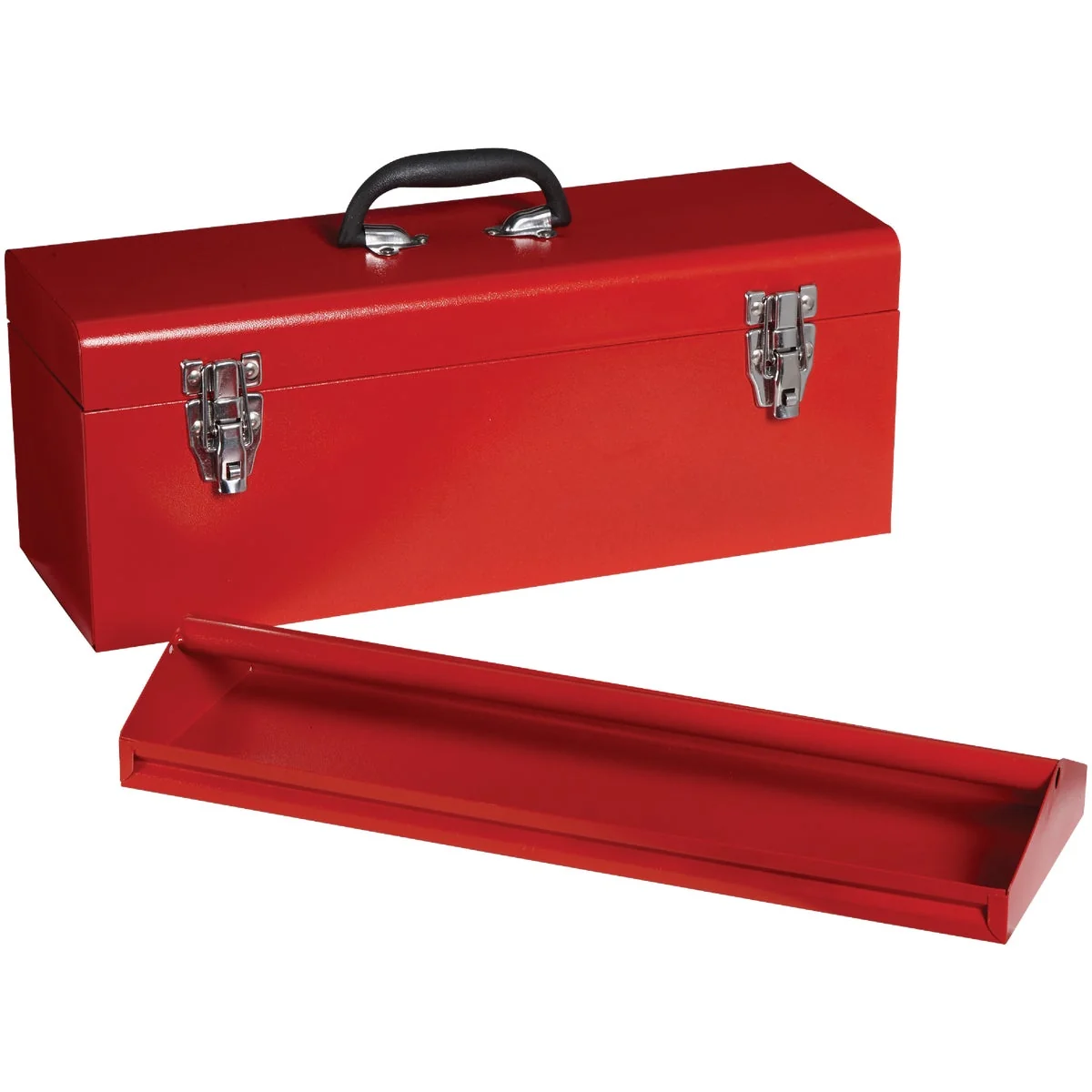 Green 20 In. Red Steel Toolbox Crafted