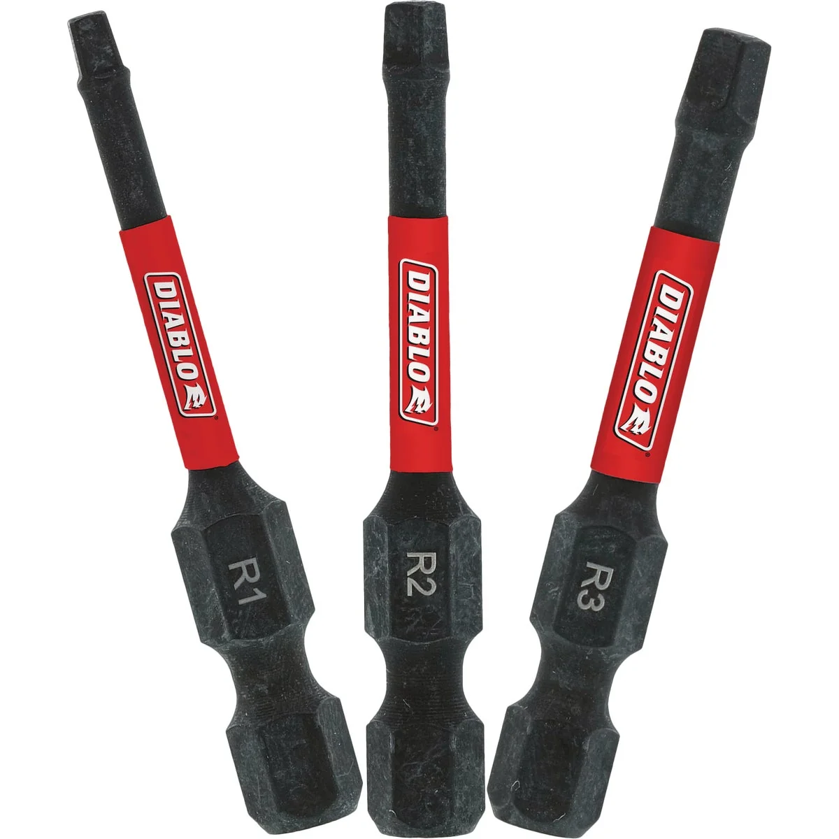 Natural Diablo 3-Piece Square 2 In. Impact Screwdriver Bit Set Fashionable
