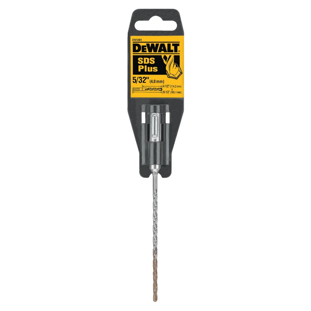 Eco-Friendly DeWalt SDS-Plus 5 32 In. x 6-1 2 In. 2-Cutter Rotary Hammer Drill Bit Premium Material