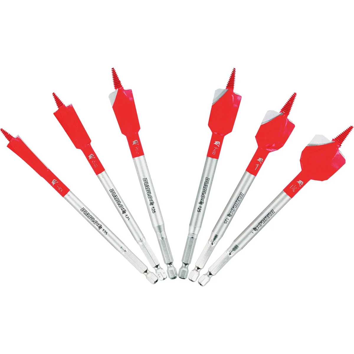 Crafted Diablo Demo Demon Spade Bit Set 6-Piece Sustainable
