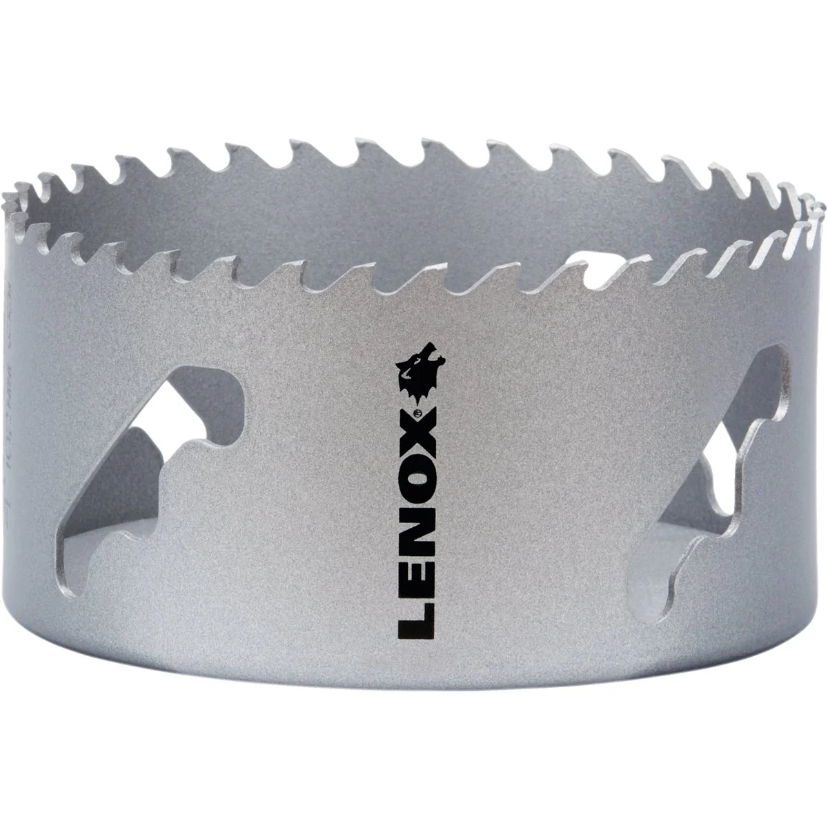 Optimized Lenox 4-1 2 In. Carbide-Tipped Hole Saw w Speed Slot Green