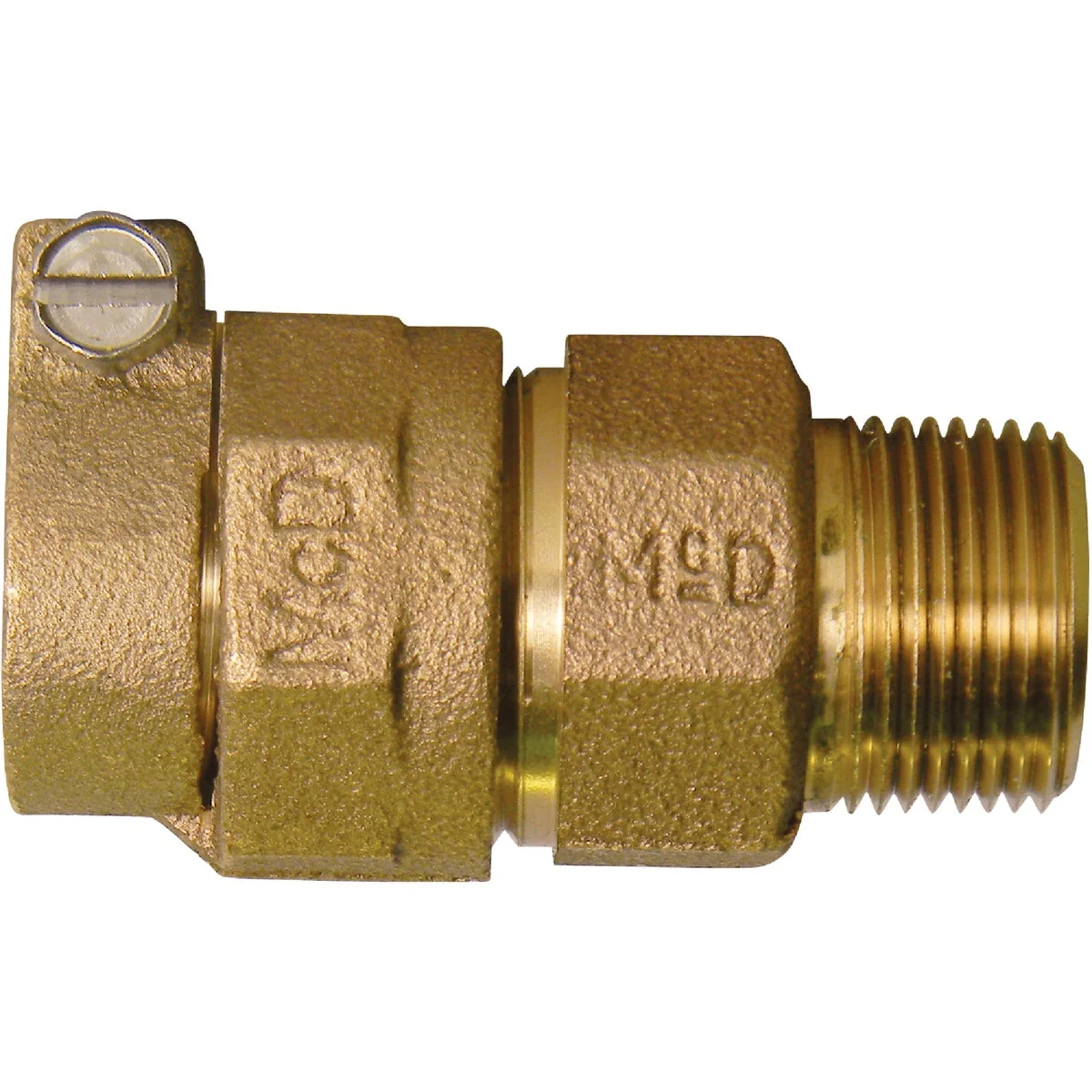 Exclusive A Y McDonald 1 In. CTS x 3 4 In. MIPT Brass Low Lead Connector Recyclable