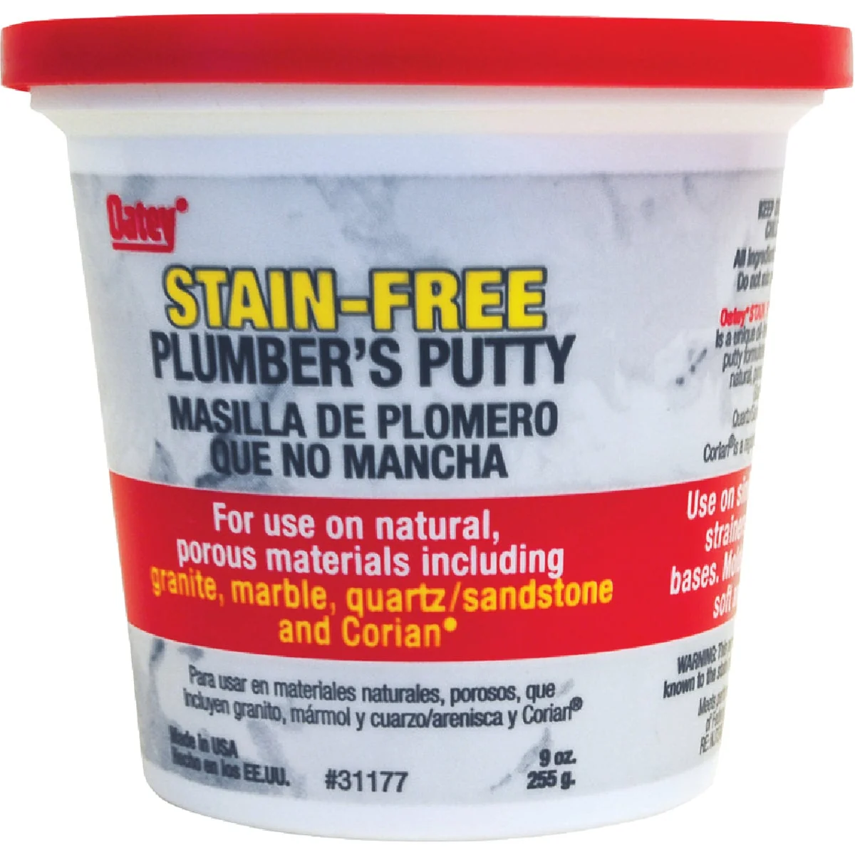 Fine Oatey 9 Oz. Stain- Plumber's Putty Environmentally Friendly