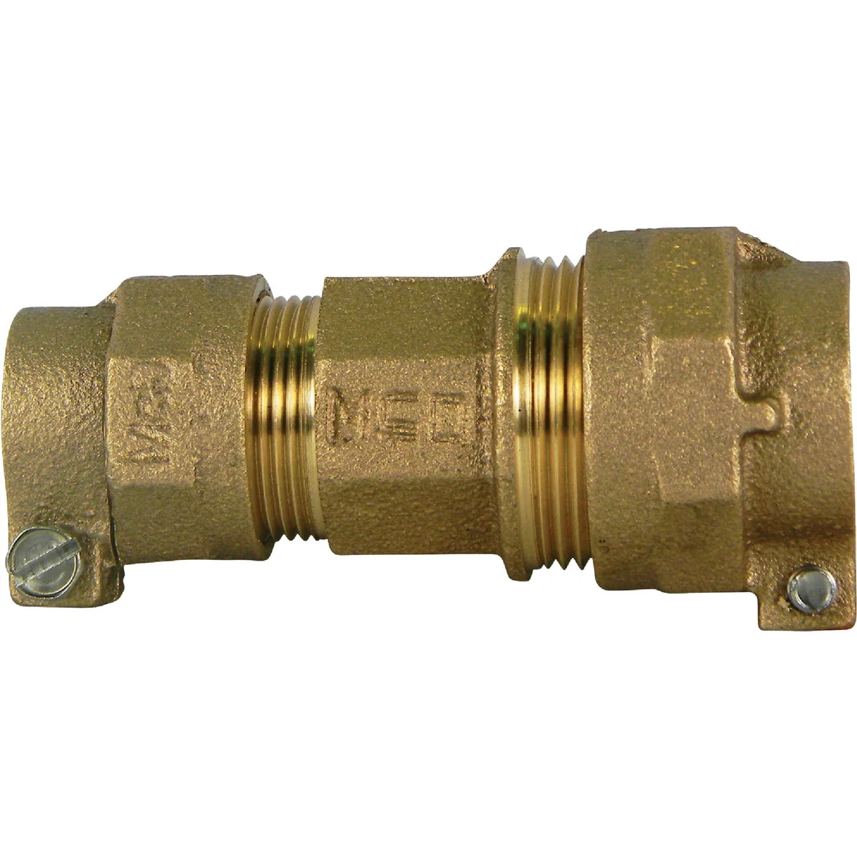 Specialty A Y McDonald 3 4 In. CTS x 1 In. CTS Brass Low Lead Connector Luxury