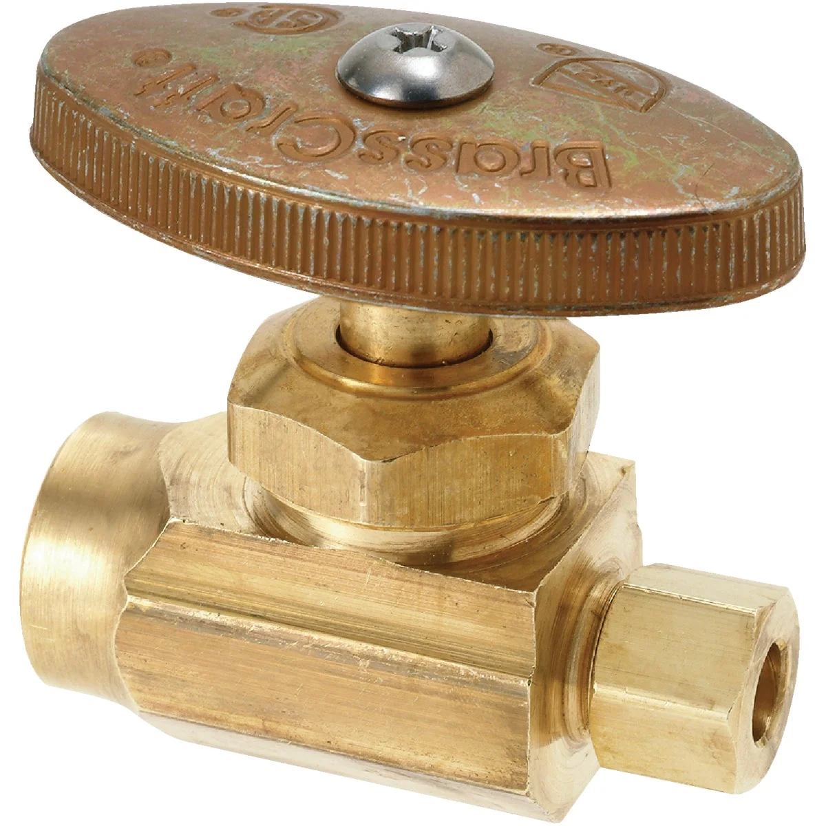 Reusable BrassCraft 1 2 In. Nominal Sweat Inlet x 1 4 In. O.D. Tub Brass Straight Valve Refined