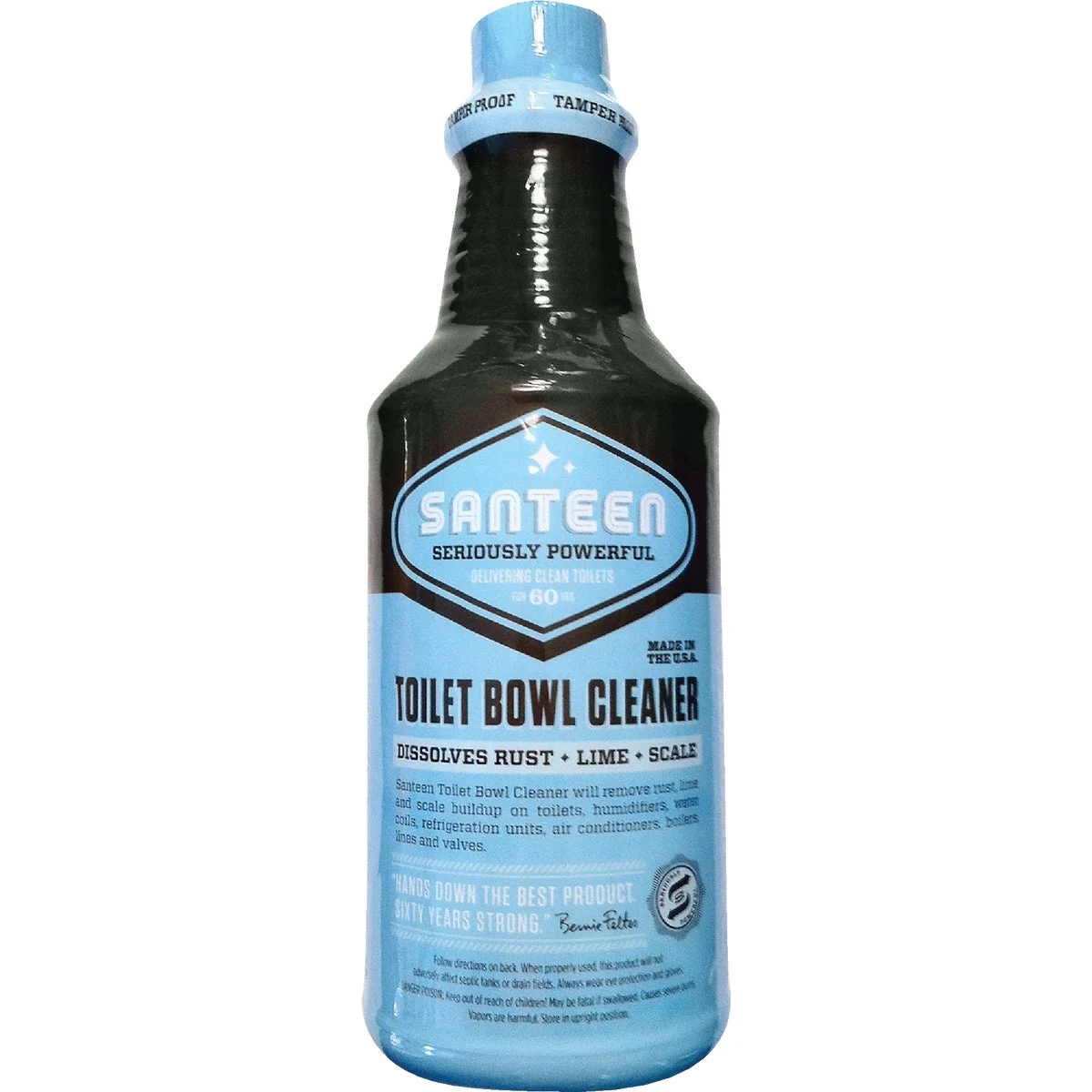 Secure Santeen 1 Qt. Rust Lime and Scale Toilet Bowl Cleaner Enhanced