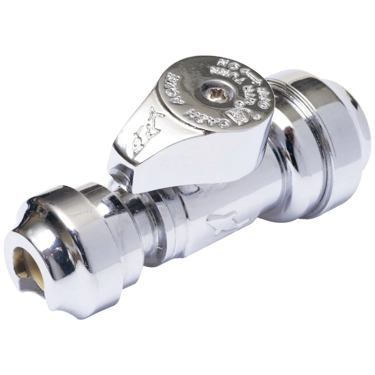 Functional SharkBite 1 2 In. x 1 4 In. 3 8 In. OD Brass Straight Stop Valve Easy-to-Use
