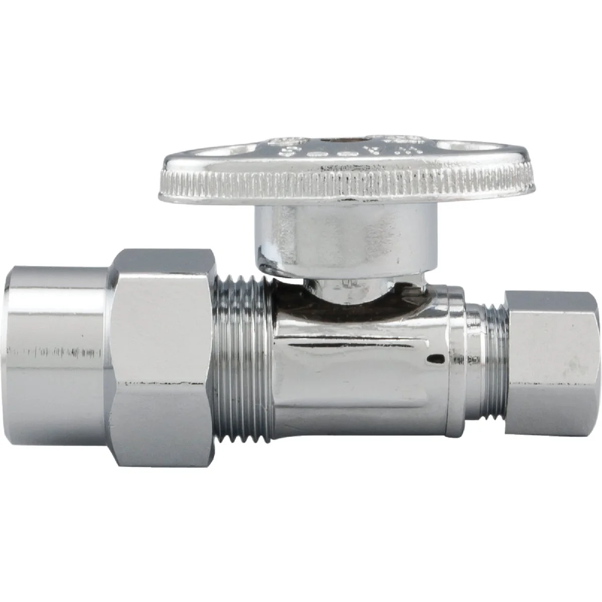 Fast ProLine 1 2 In. CPVC x 3 8 In. Compression Brass Quarter Turn Straight Valve Dependable