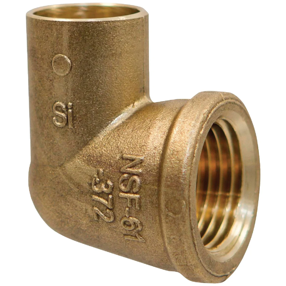 Healthy NIBCO 3 4 In. CxF 90 Deg. Cast Brass Copper Elbow 1 4 Bend Modern