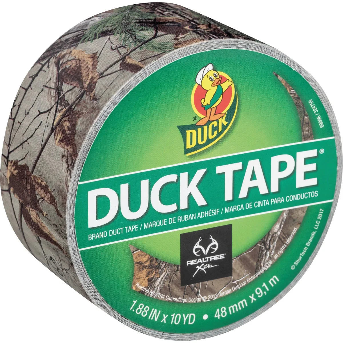 Lightweight Duck Tape tree Xtra 1.88 In. x 10 Yd. Printed Duct Tape Camouflage Expertly Made