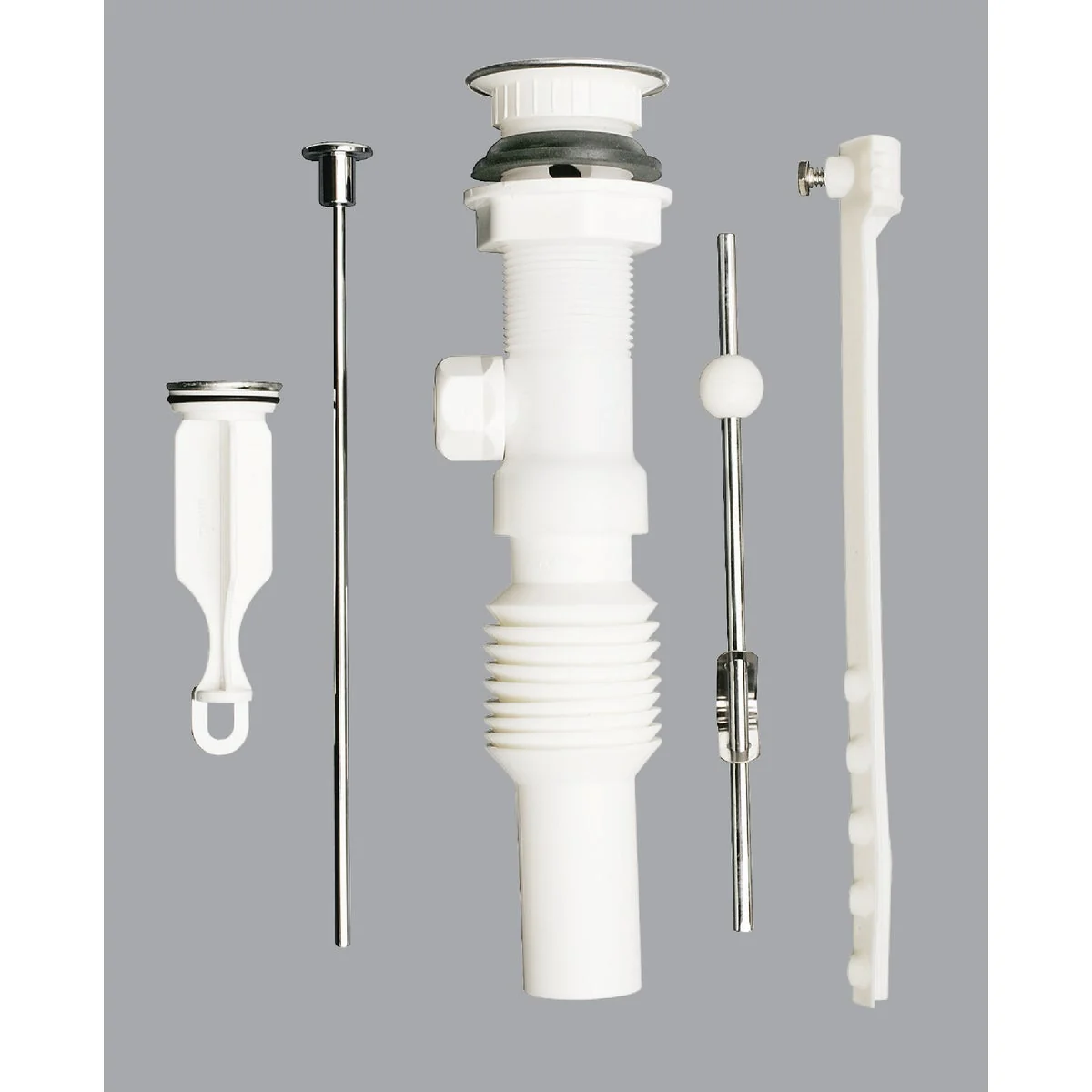 Proven Do it 1-1 4 In. Chrome-Plated Plastic Flexible Pop-Up Assembly Stylish