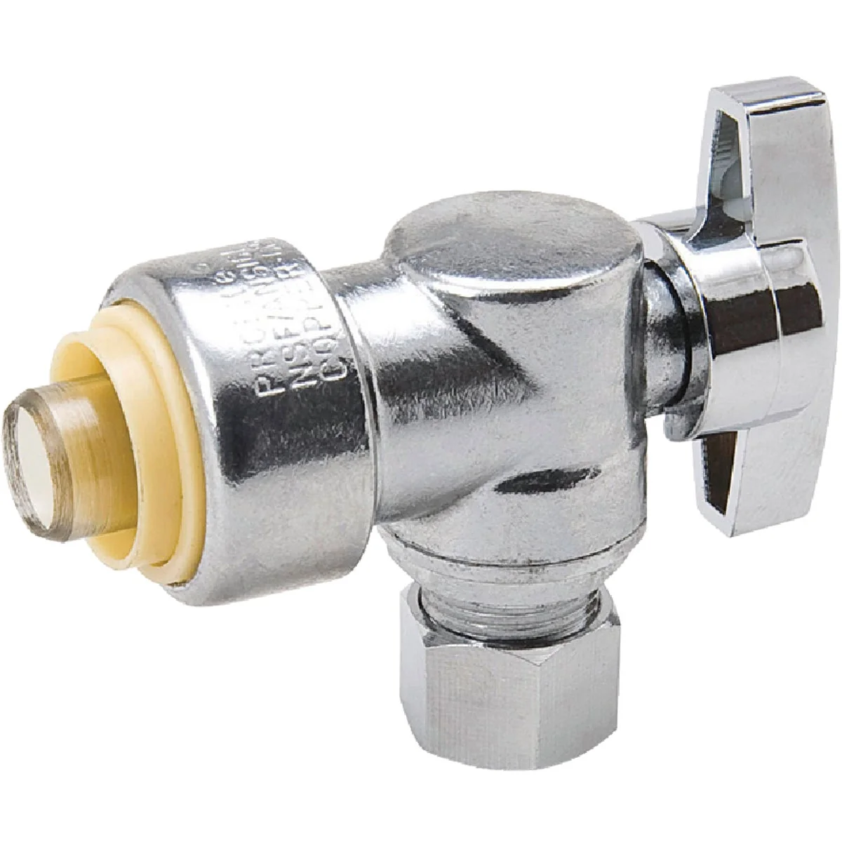 Fine ProLine 1 2 In. PF x 3 8 In. OD Brass Push Angle Valve Optimized