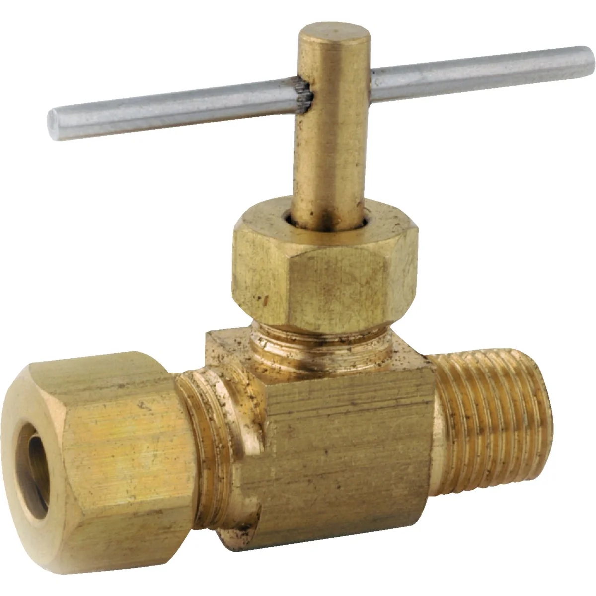 Prestigious Anderson Metals 1 4 In. C x 1 8 In. MIP Brass Straight Needle Valve Crafted