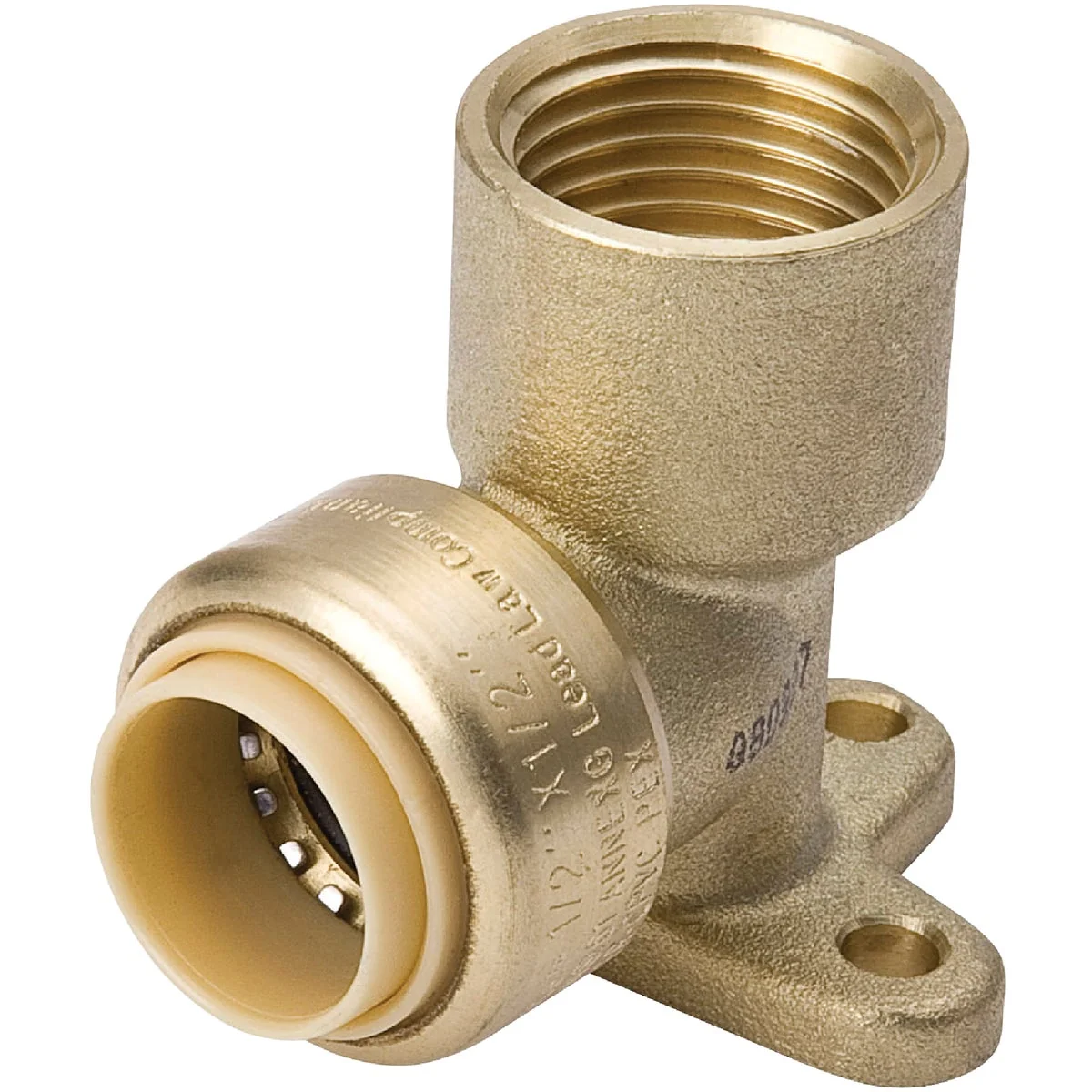 User-Friendly ProLine 1 2 In. F x 1 2 In. PF 90 Deg. Push Fit Drop Ear Brass Elbow 1 4 Bend Outstanding