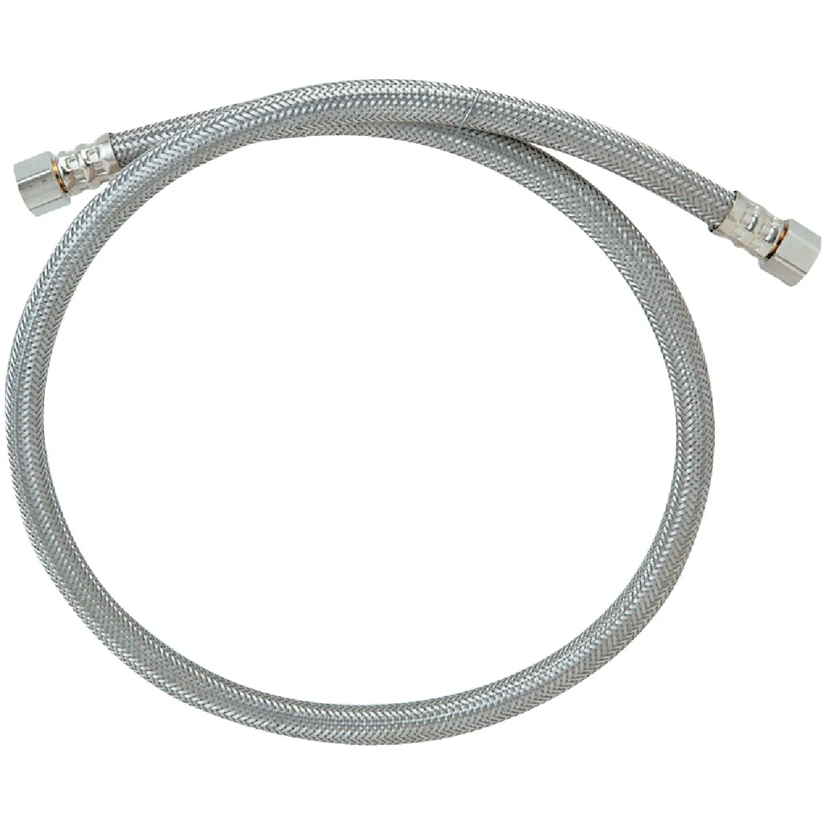Fine Crafted B K 3 8 In. C x 3 8 In. C x 48 In. L Stainless Steel Faucet Connector Original Design