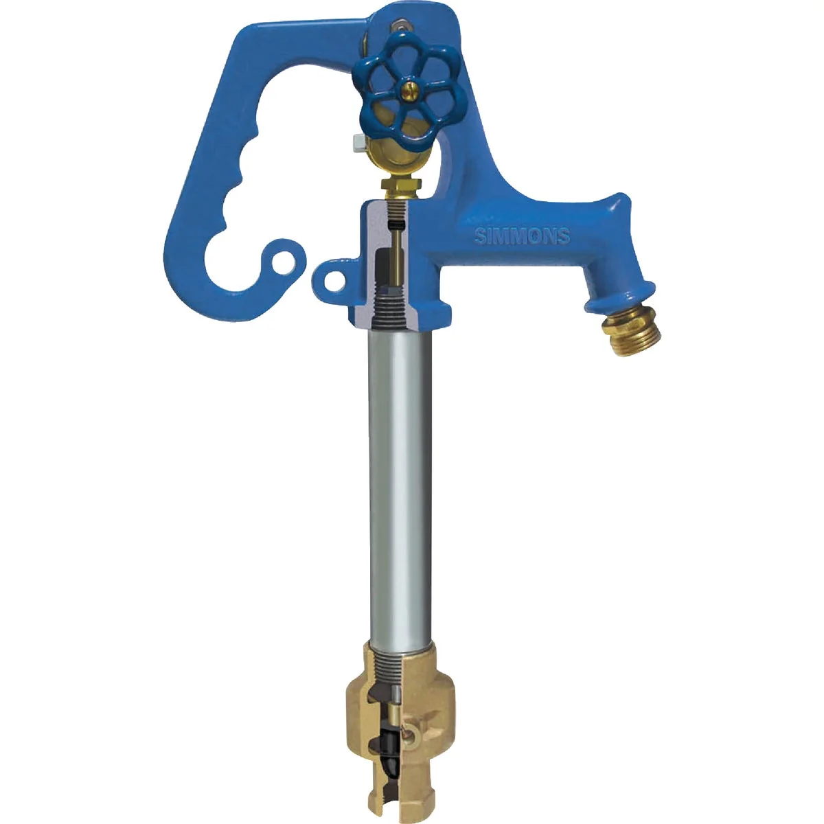 Original Design Simmons Domestic 3 Ft. Frost-Proof Yard Hydrant Relaxed
