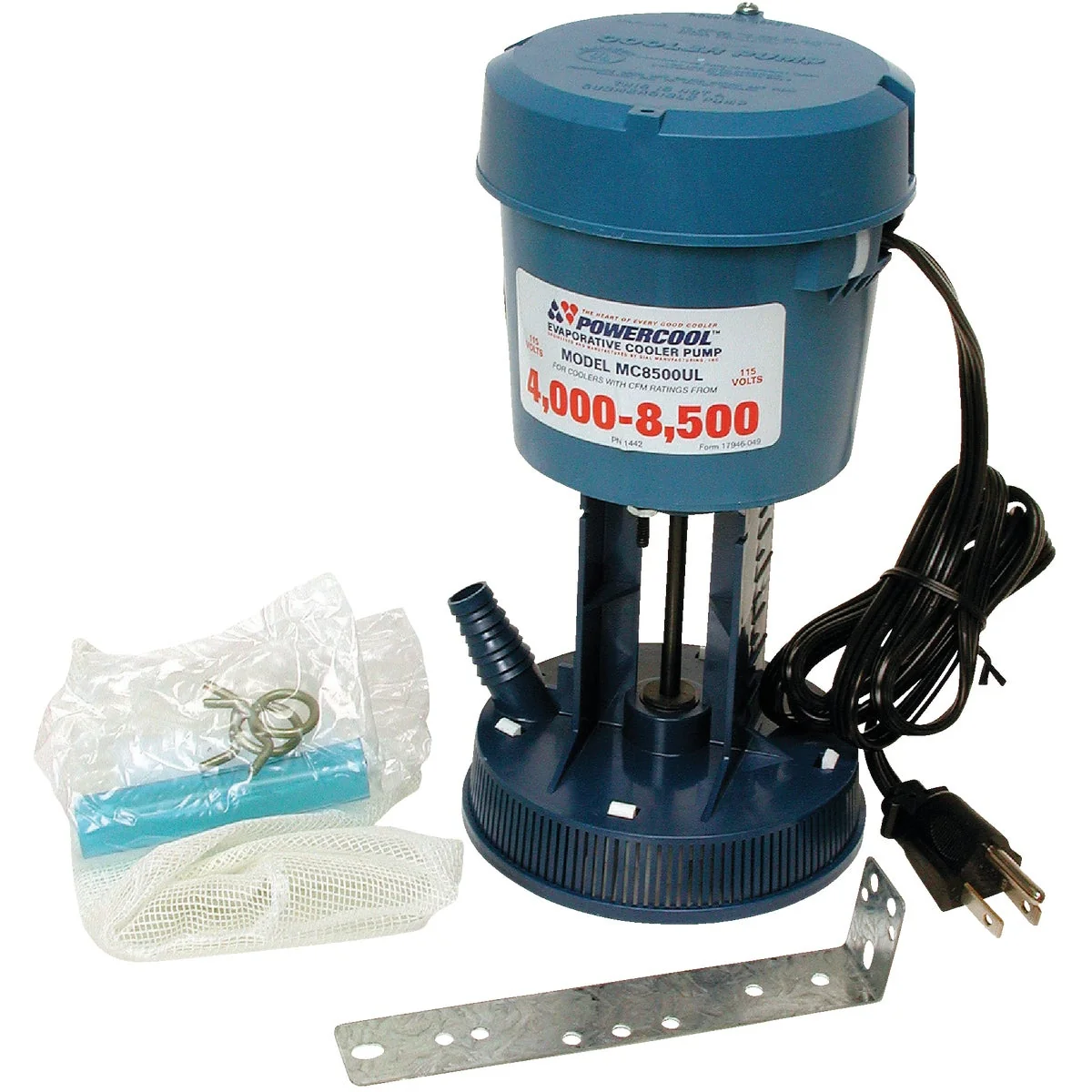 Pure Dial 115V 4000 to 8500 CFM 360 GPH Evaporative Cooler Pump Sophisticated
