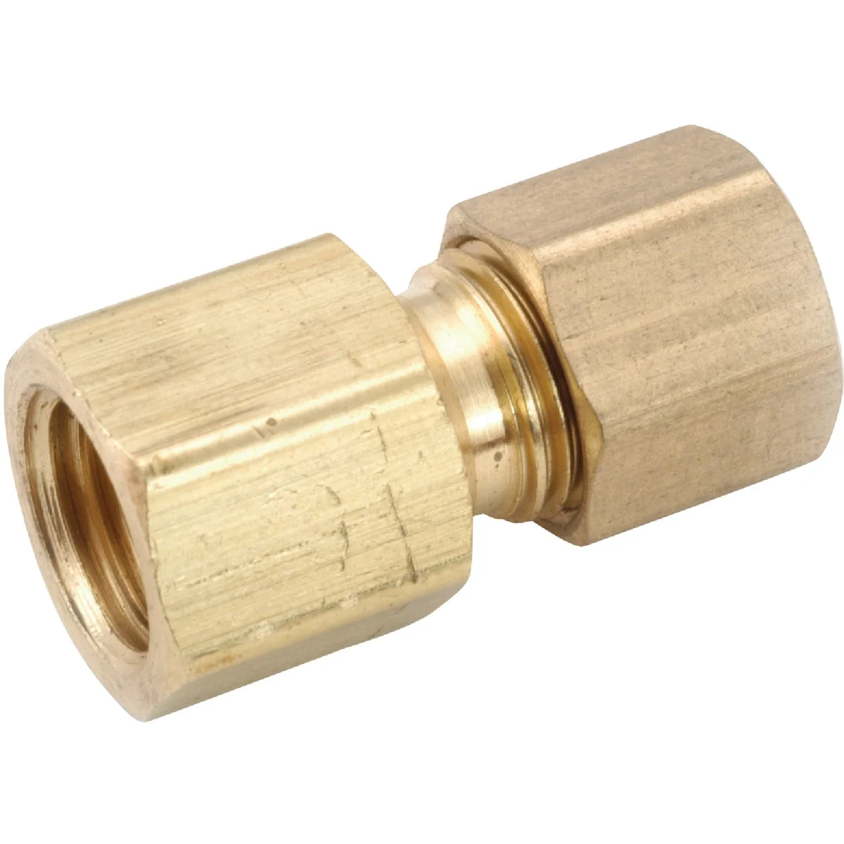 Clean Anderson Metals 9 16 In. x 3 8 In. Brass Low Lead Compression Flare Union Innovative