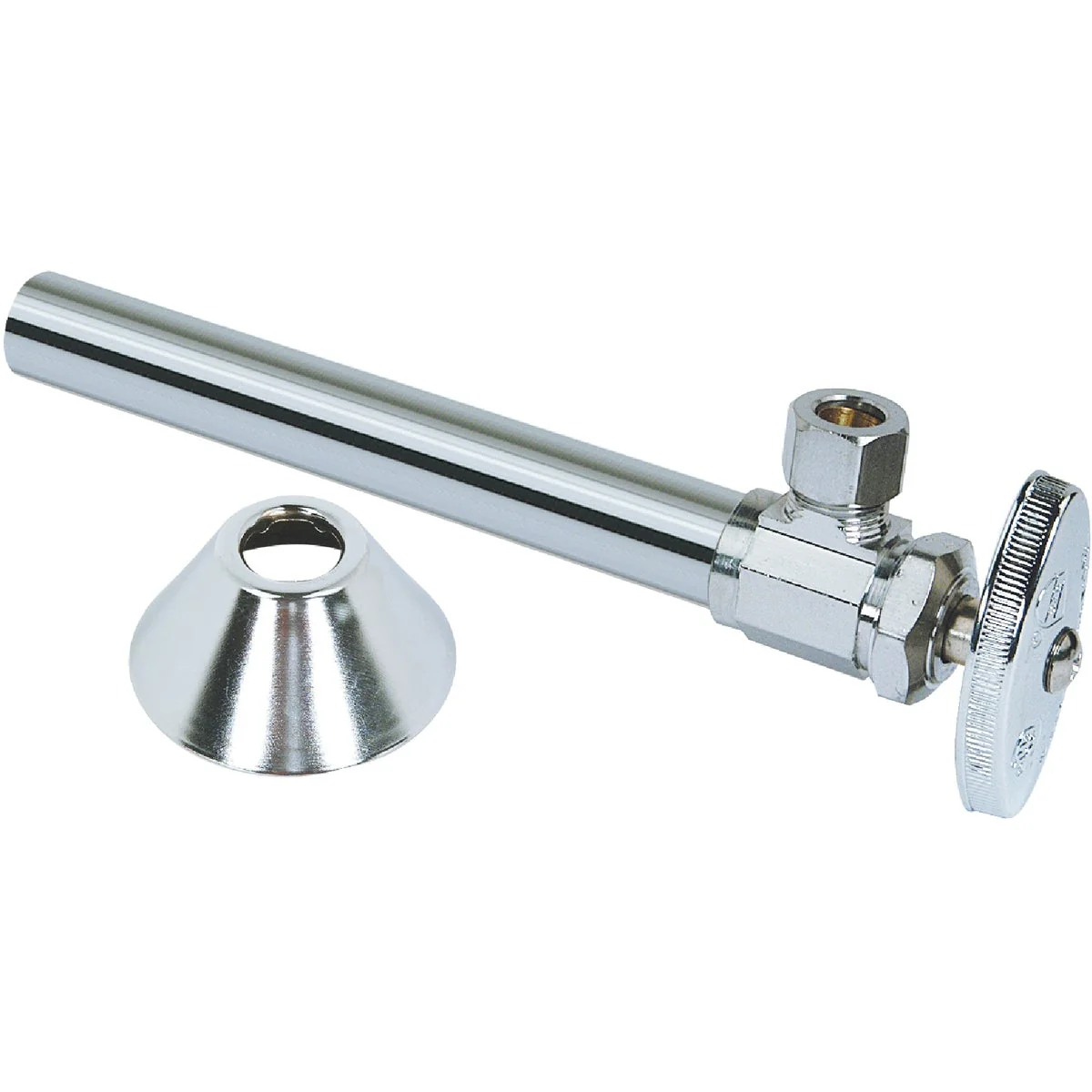 Minimalist BrassCraft 1 2 In. Sweat x 3 8 In. OD Compression 90 deg Angle Valve Original