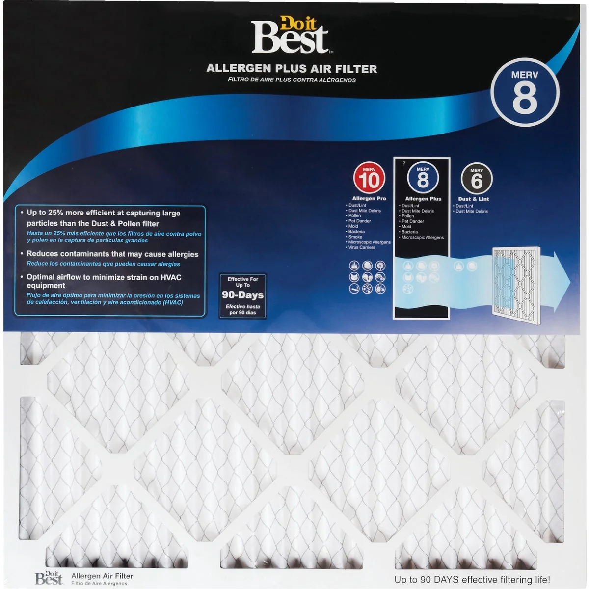 Comfortable Do it 16 In. x 24 In. x 1 In. Allergen Plus MERV 8 Furnace Filter Innovative