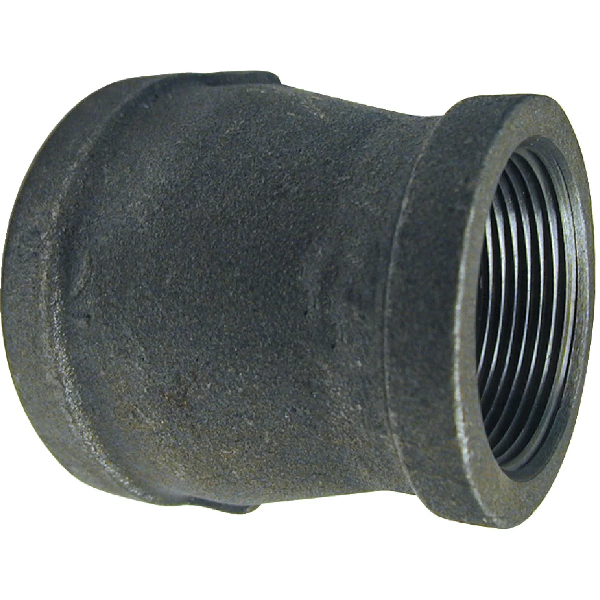 Fine Crafted Southland 1-1 4 In. x 1 2 In. Malleable Black Iron Reducing Coupling Crafted