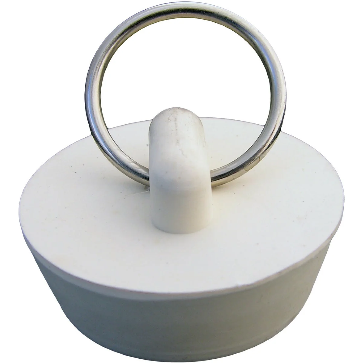 Solid Lasco Hollow 1-1 4 In. White Sink Rubber Drain Stopper Detailed
